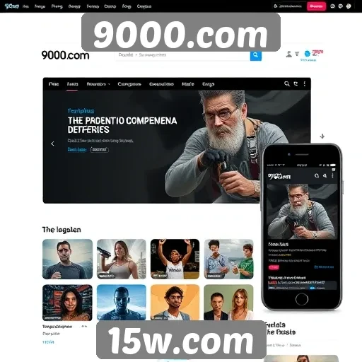 Interface intuitiva do 9000.com melhora experiência do usuário